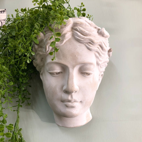 hanging head vase and planter