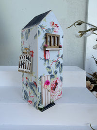 Miniature Handmade Houses Blue series window