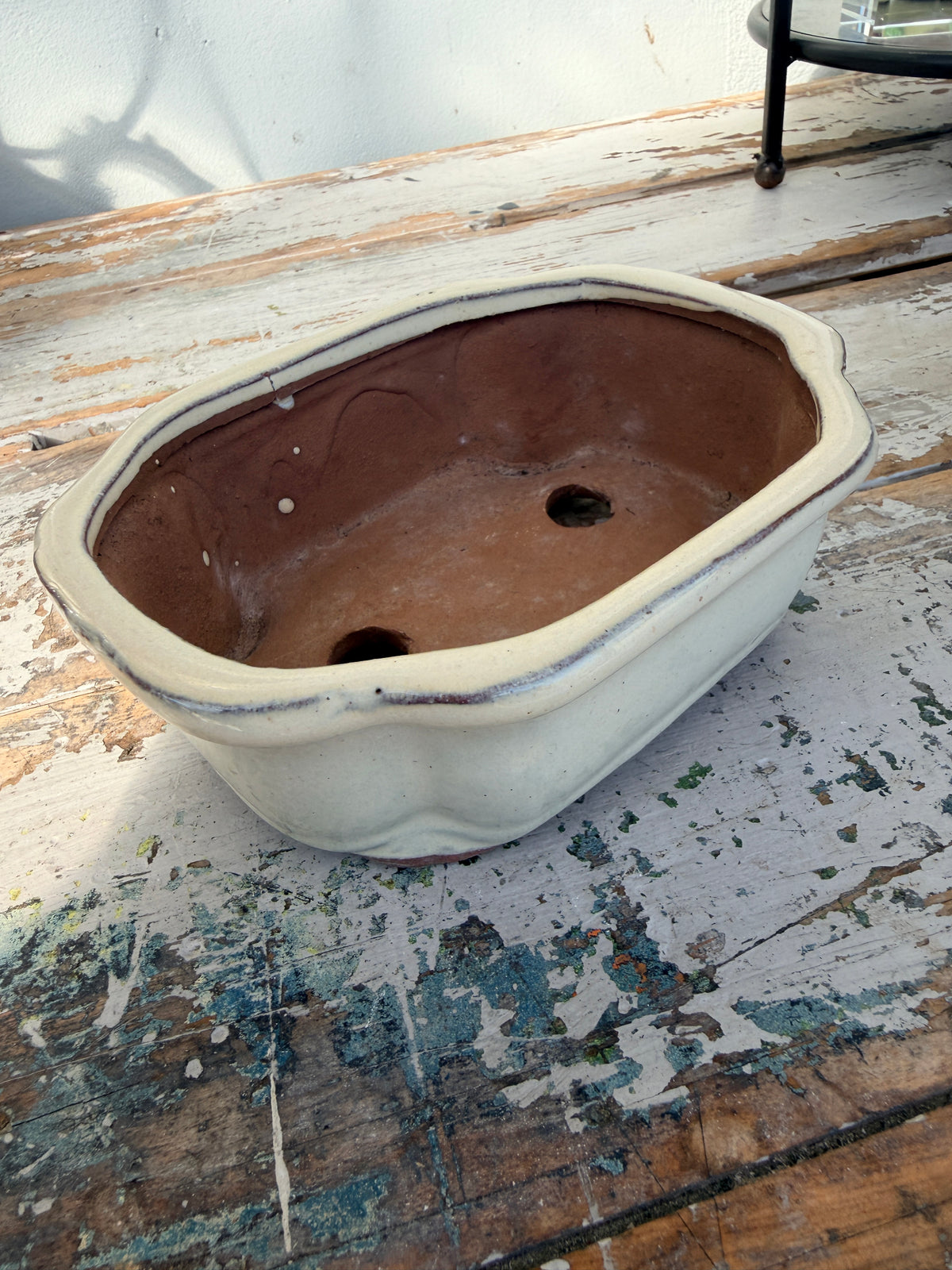 Bonsai Planter in French Cream
