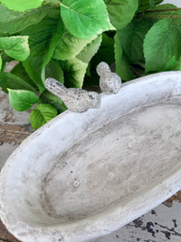 Bird Trough concrete look