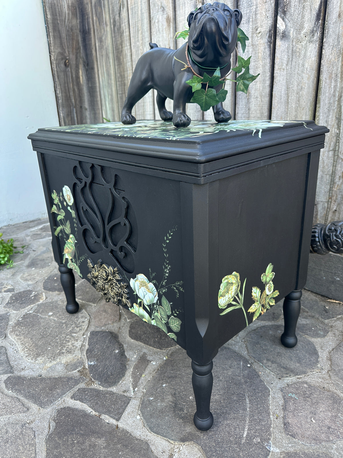 Black Botanical Cabinet