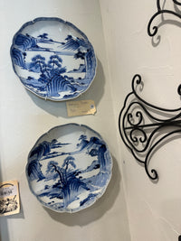 Blue & White Chinoiserie Plate