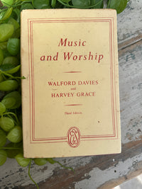Vintage Book Music & Worship cream cover