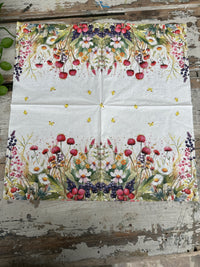 Berry Meadow Napkin for Decoupage