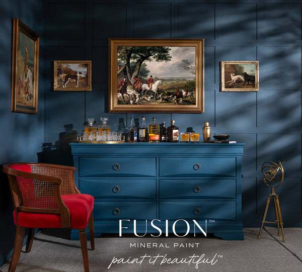 Willowbank blue Fusion Mineral Paint for furniture