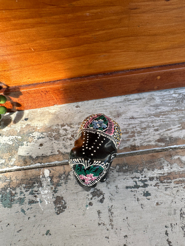 Small black wooden elephant