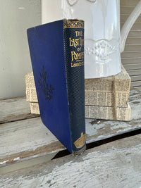 Book Blue & Gold Last Days of Pompeii