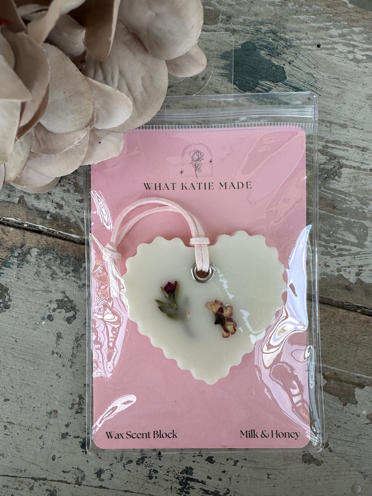 Hanging Wax Scent Block hanging Milk & Honey