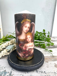 Madonna & Baby Candle Tall