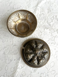 Decorative Brass lidded bowl