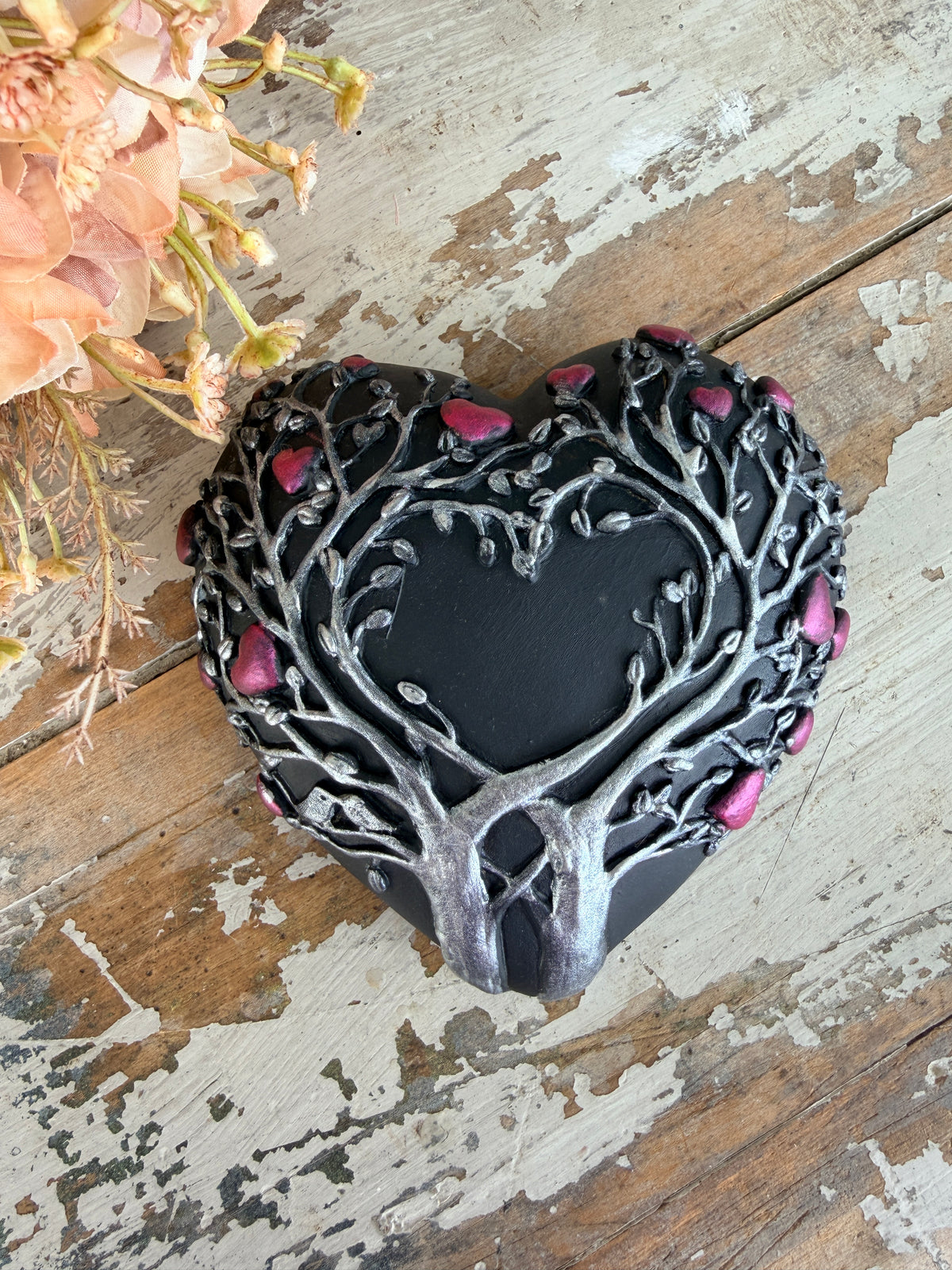 Wall heart Silver Tree of Life