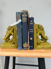 Elephant Bookends in French Country style