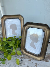 Brushed Gold Photo Frame Rectangle 4x6