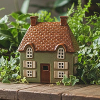 Cotswold Tea Light Cottage Seagreen 