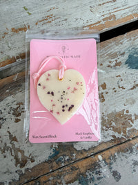 Wax Scent Block hanging Black Raspberry & Vanilla