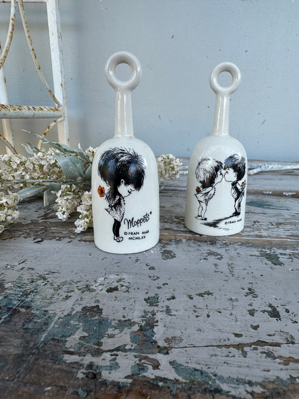 Ceramic Bell Moppet by Fran Mar circa 1970