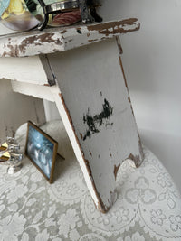 Aged Stool with original chippy patina