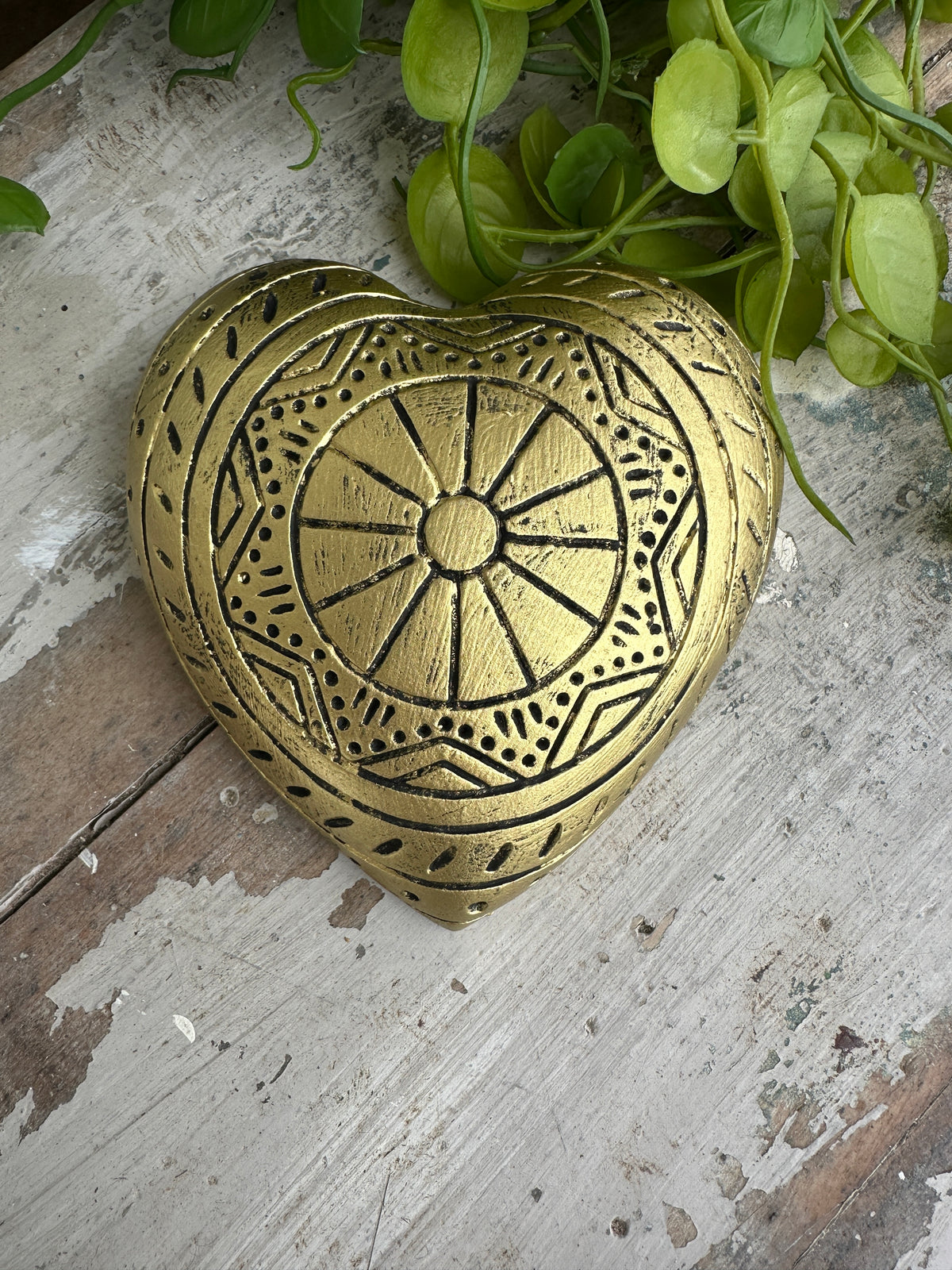 Wall heart Gold Sun