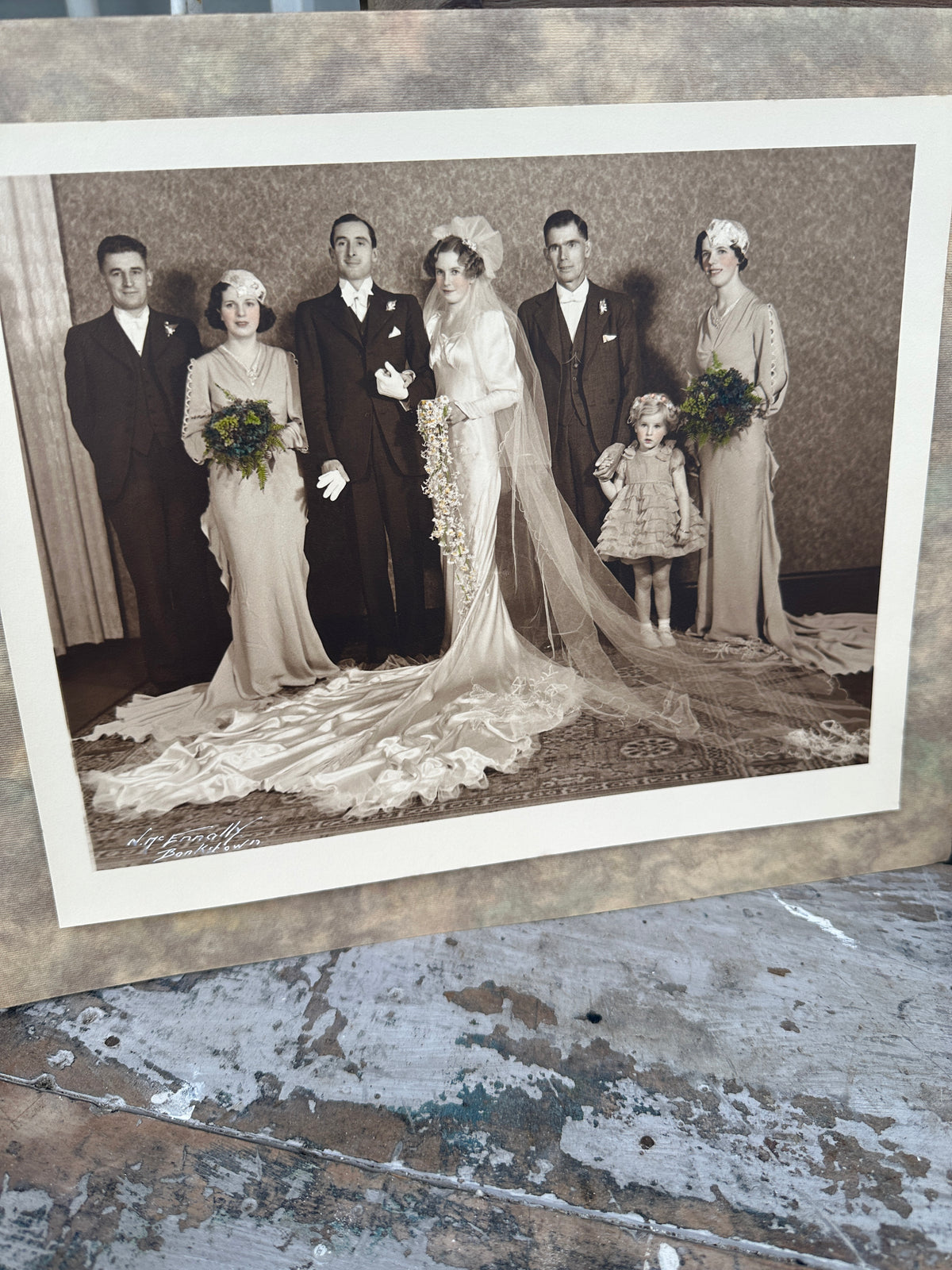 Vintage Wedding Photo