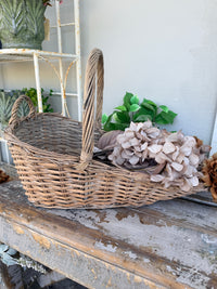Flower Picking Baskets Willow Greywash