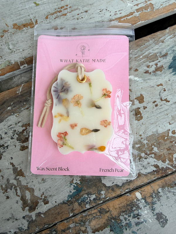 Wax Scent Block hanging French Pear