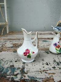 Tiny Floral porcelain jug - choose your design