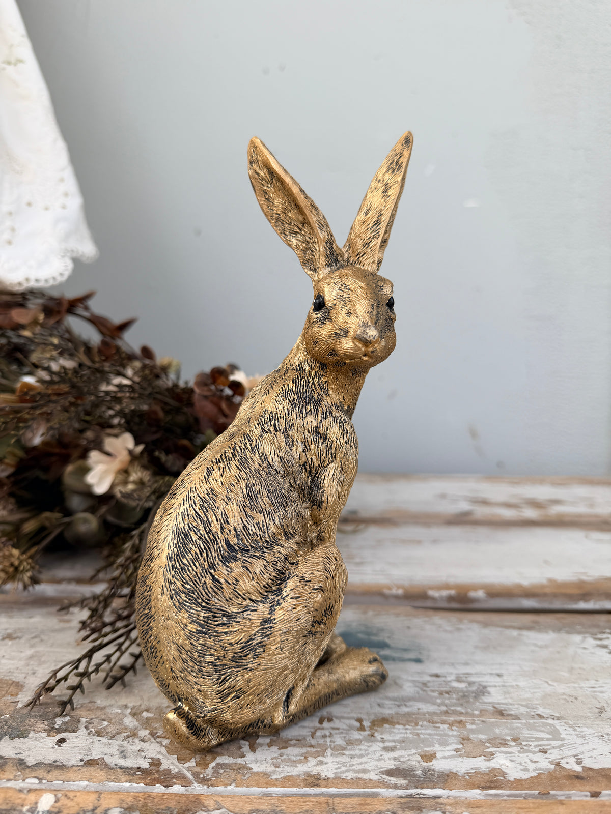 Golden Rabbit Sitting