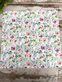 Beauty of Spring light Blue Napkin for Decoupage