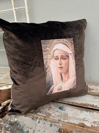 Velvet Cushion Mary XL  religious