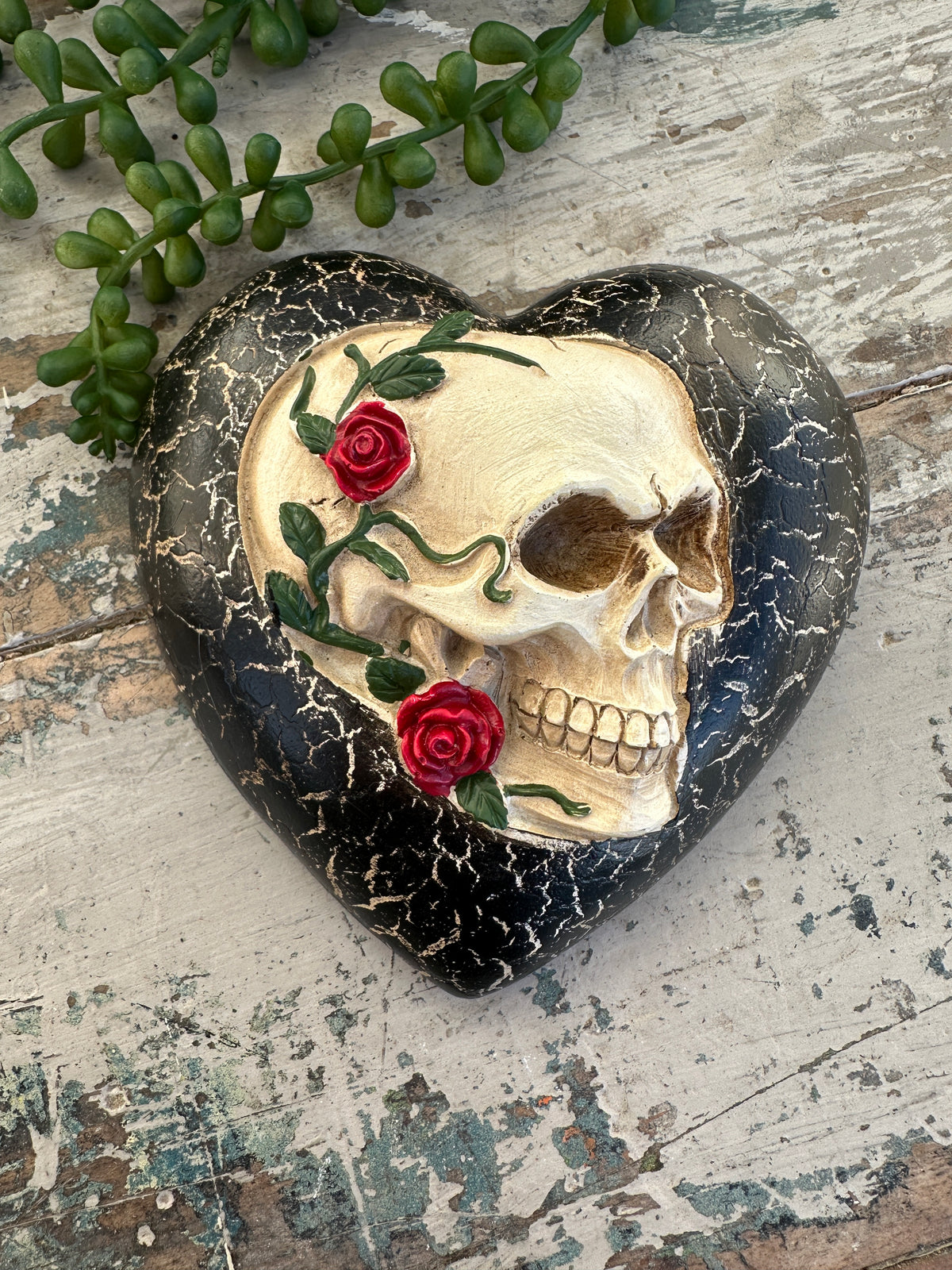 Wall heart Skull