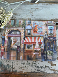 French Shop Scenes place mats sold individually