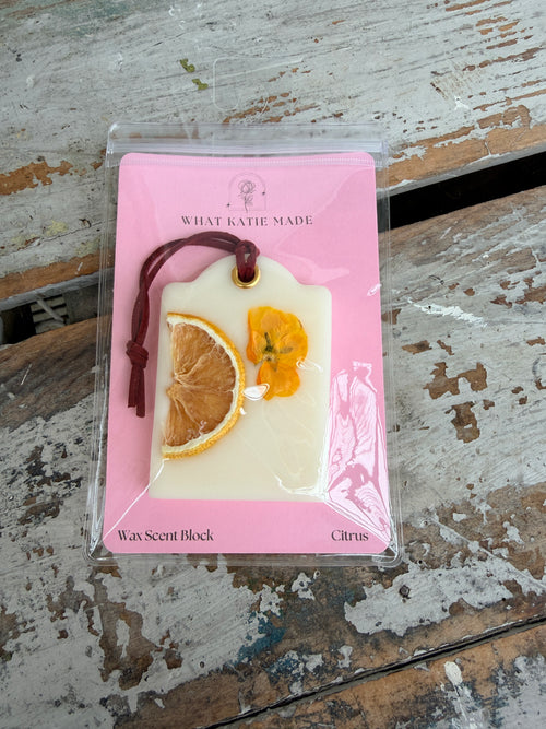 Wax Scent Block hanging Citrus