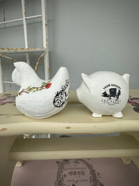 Pig painted Decor
