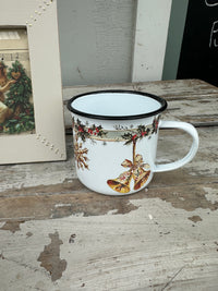 Christmas decorations Enamel cup