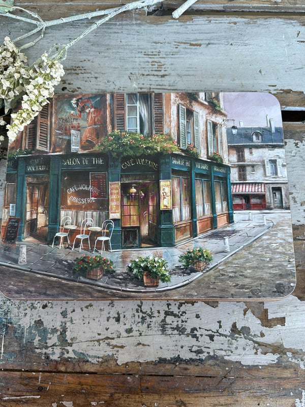 French Shop Scenes place mats sold individually
