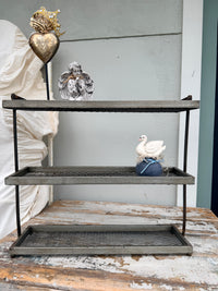 Metal 3 shelf Caddy w handle