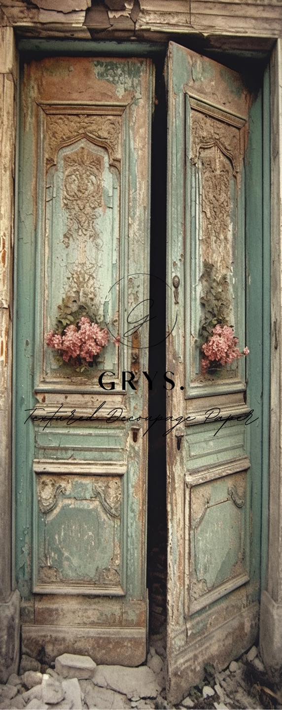 Door Open Door Paper for Decoupage