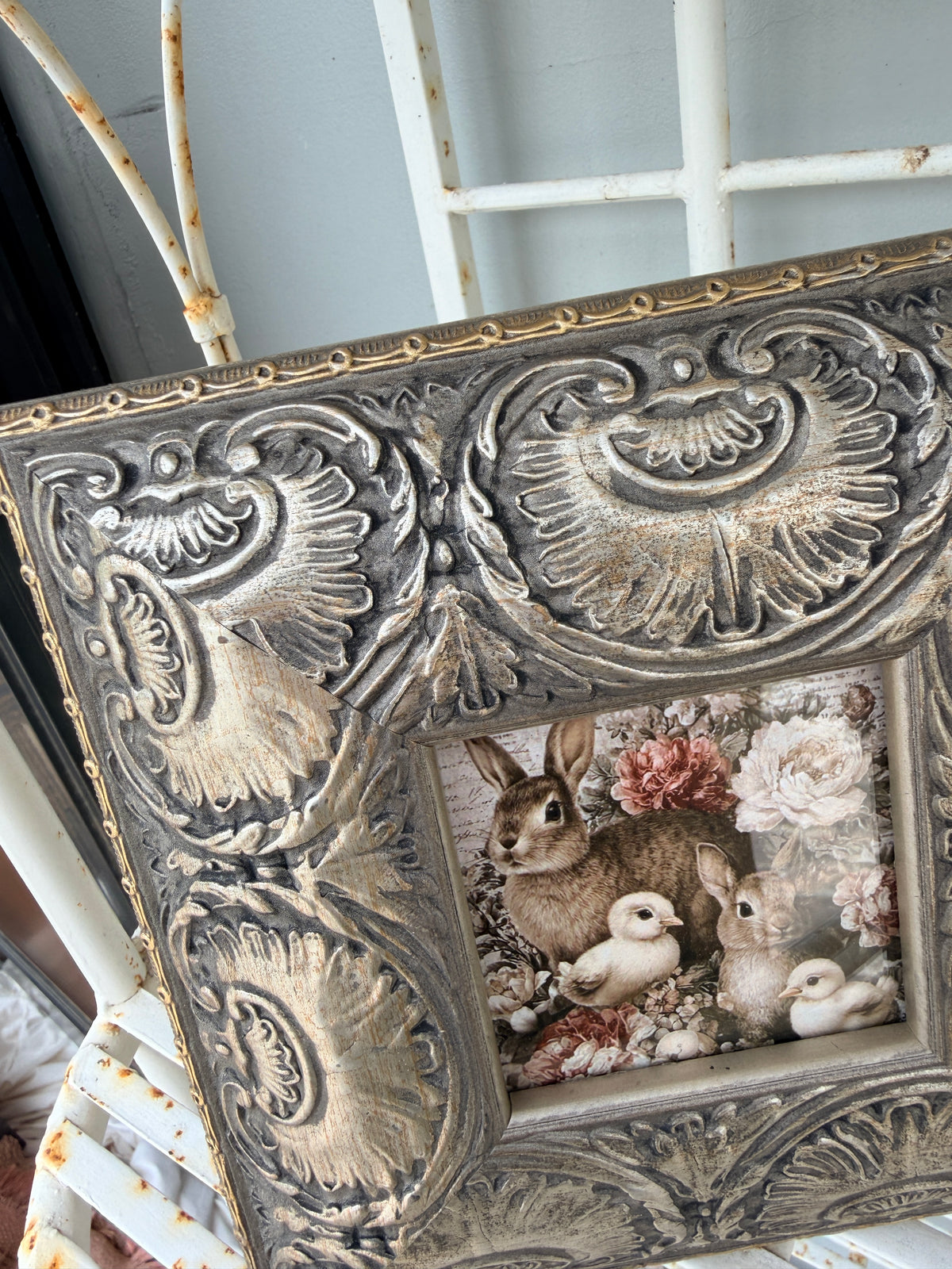 Square Metal Picture Frame - choose your design