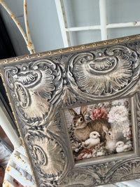 Square Metal Picture Frame - choose your design
