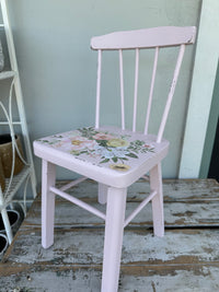 Small Pink Shabby Chic chair - painted ex the PMV studio