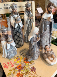 Nativity Set Silvers 6 piece
