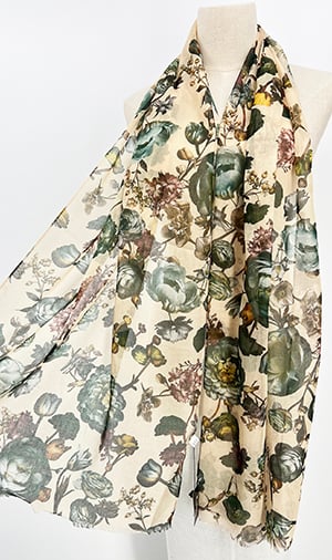 Autumn Tones Floral Scarf