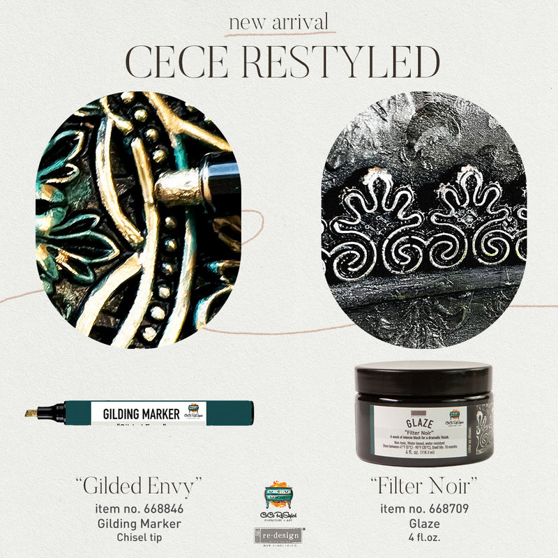 CECE Glaze Filter Noir Redesign with Prima