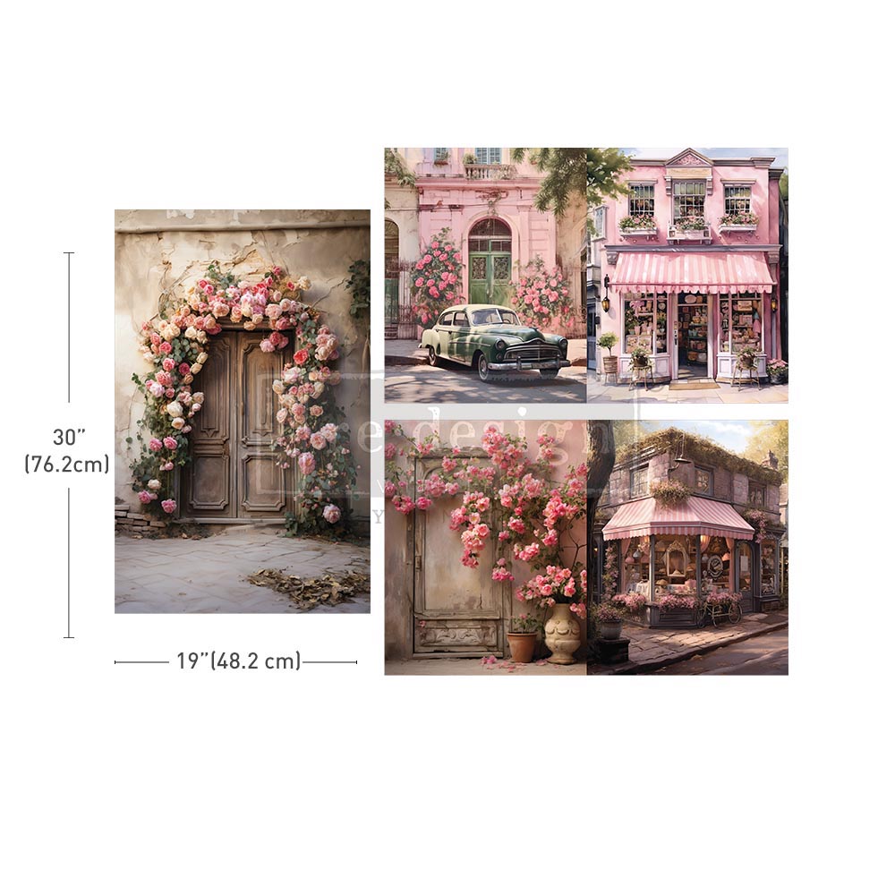 Blush Blossom Boulevard Mulberry Tissue Paper 3 sheets