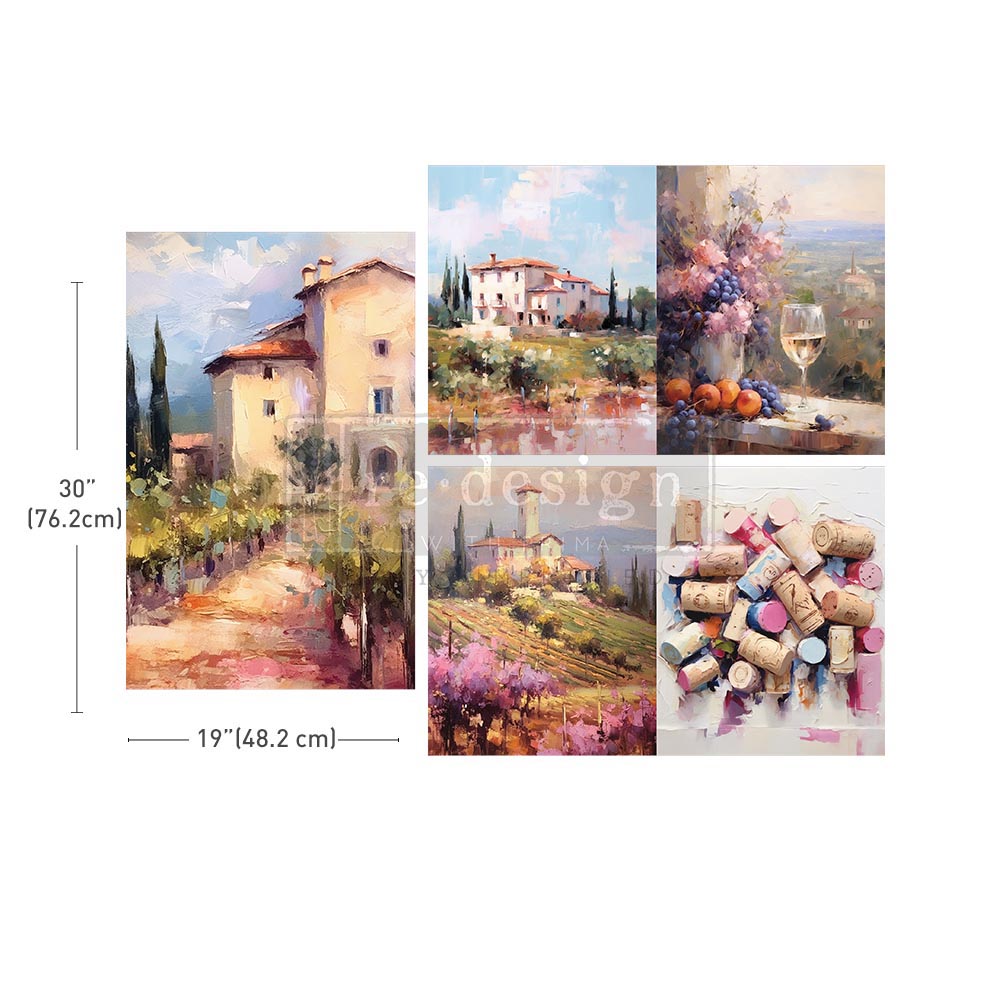 Romantic Getaway Mulberry Tissue Paper 3 sheets