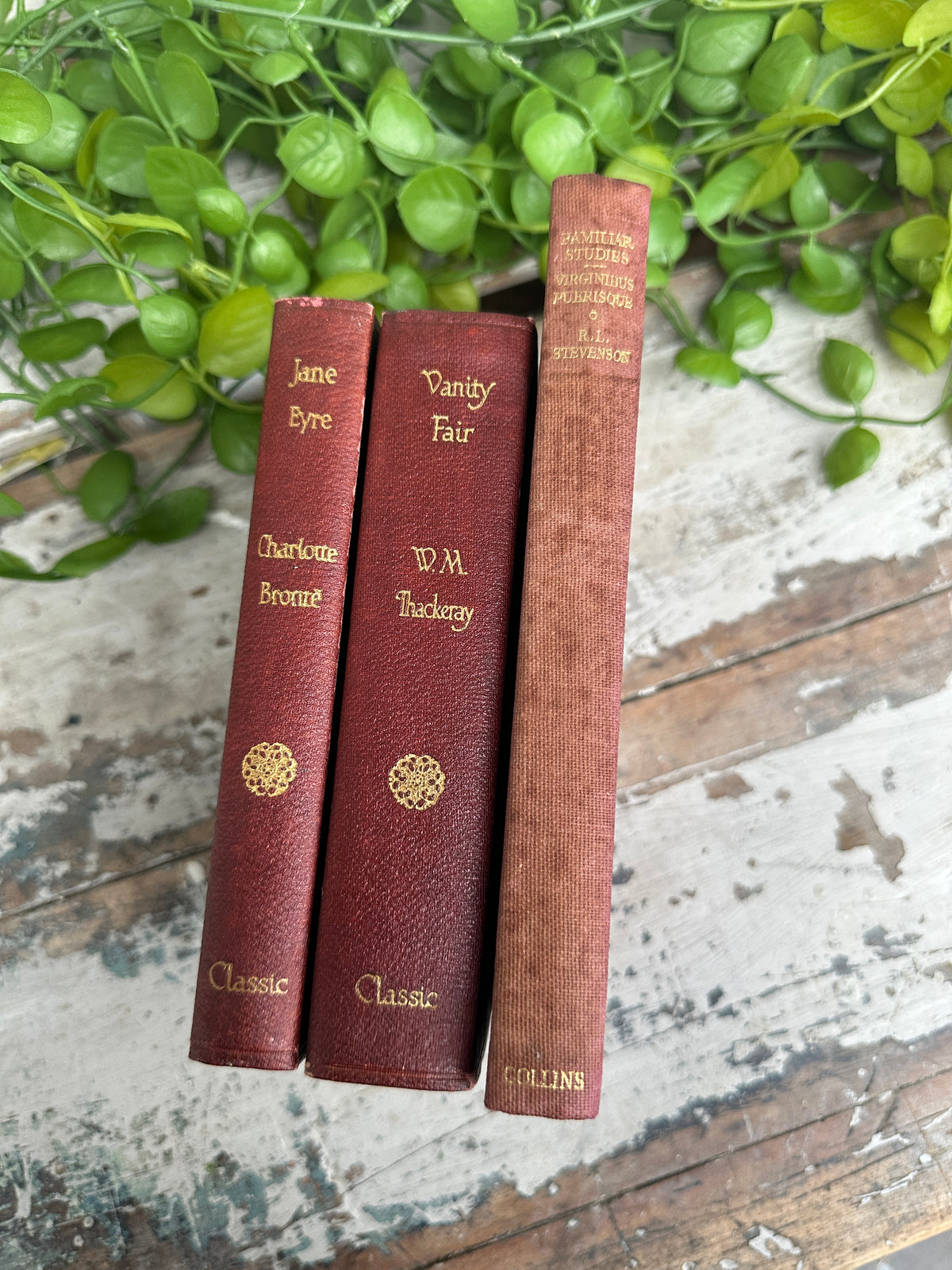 Jane Eyre Vintage Book Red