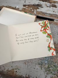 Vintage Christmas Card in box - choose your design