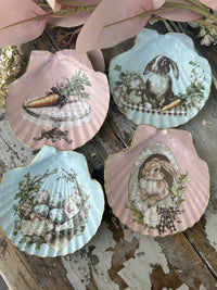 Easter shell trinket dish