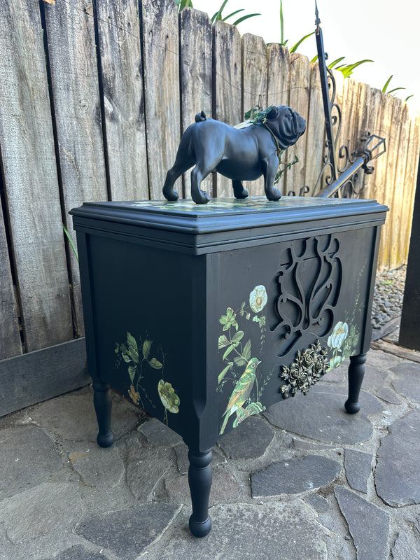 Black Botanical Cabinet