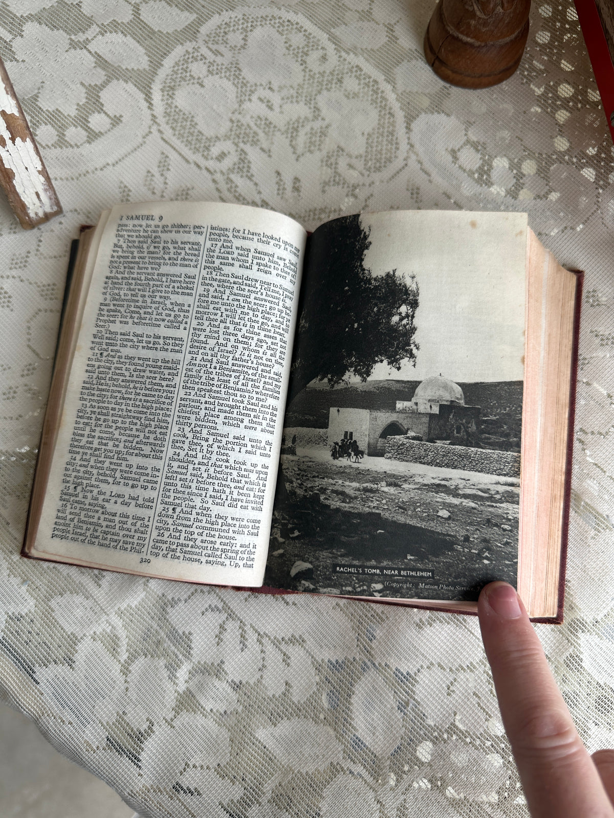 Holy Bible Book red small